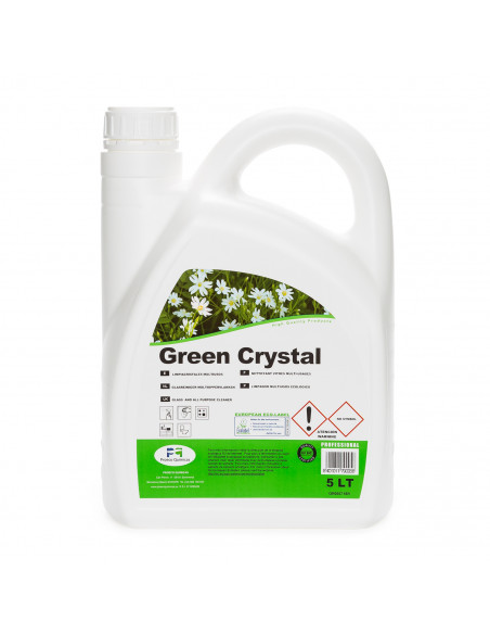 GREEN CRYSTAL Limpiacristales multiusos ecológico, 5Kg