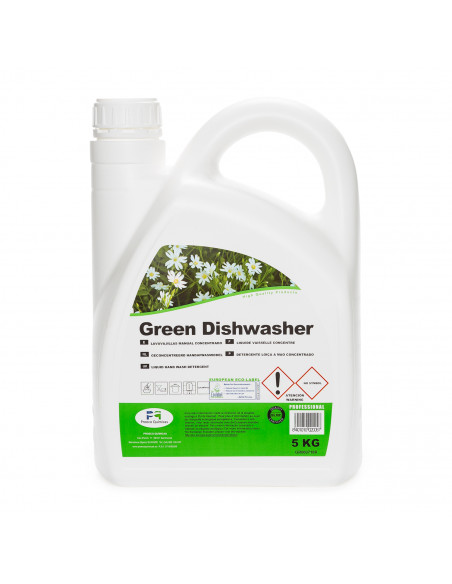 GREEN DISHWASHER Lavavajillas manual concentrado ecológico, 5Kg