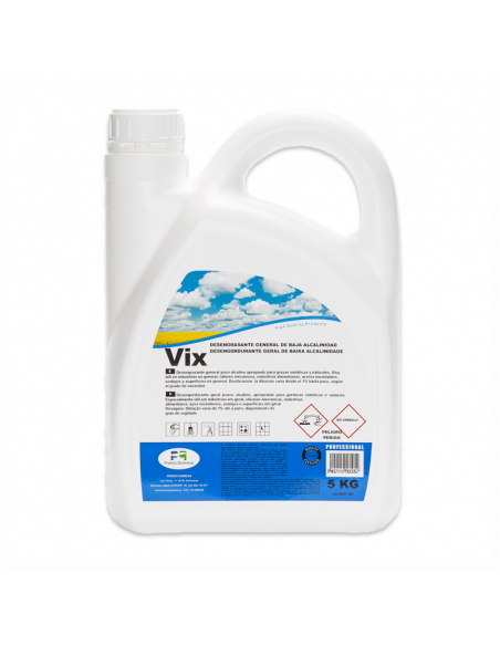VIX Desengrasante poco alcalino, 5Kg