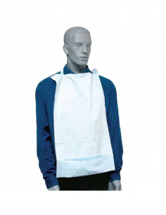 Babero desechable doble capa