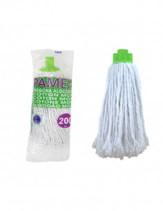 Fregona algodón blanco 200 gr