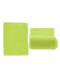 Bayeta microfibra de color verde de 30x40 cm.