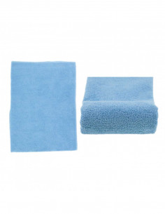 Bayeta microfibra de color azul de 30x40 cm.