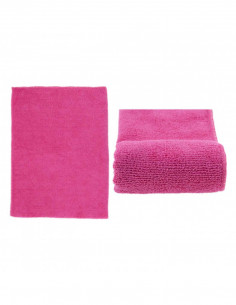 Bayeta microfibra de color fucsia de 30x40 cm.