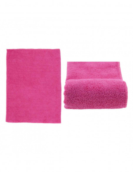 Bayeta microfibra de color fucsia de 30x40 cm.