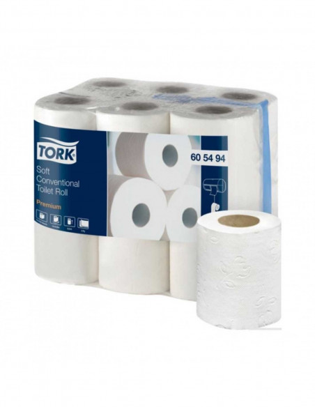 Papel higiénico convencional para 322 servicios aprox.