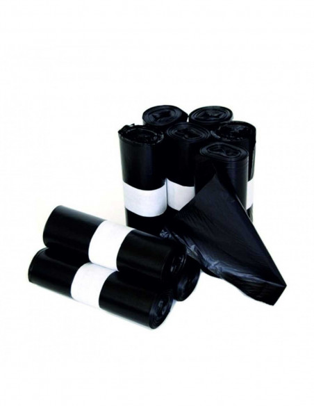 Bolsa basura industrial negra 120 x 150 galga 160 - SACO 12 ROLLOS X 10 UNIDADES