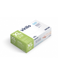 Guantes vinilo sin polvo talla M 2