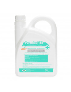 FARMIGEL 85 virucida Gel hidroalcohólico Antiséptico para Piel sana, 5L