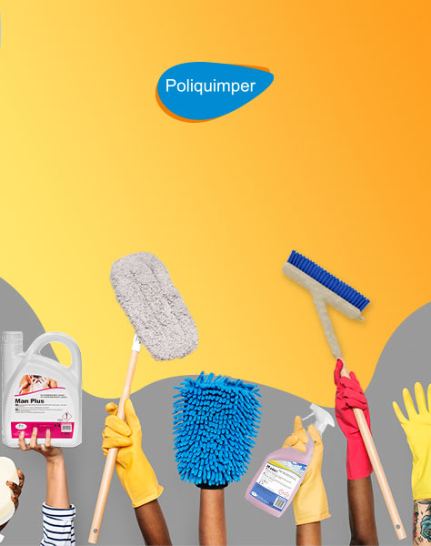 Equipo de Poliquimper brindando soluciones personalizadas, asesoramiento y capacitación en productos y estrategias de limpieza efectivas para empresas